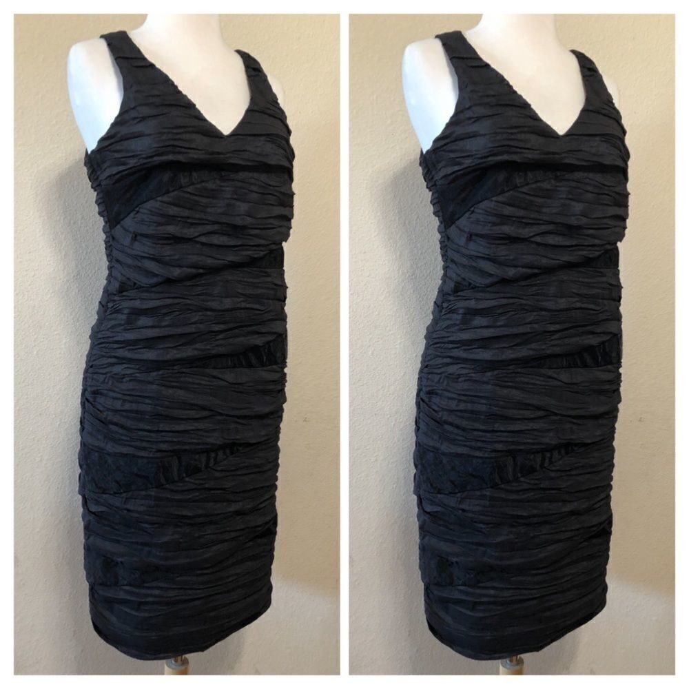 Romeo & Juliet Couture Ruched Bandage Dress Sz L